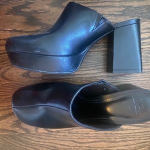 Zara black mules